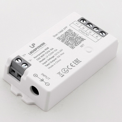 Контроллер-регулятор цвета RGB Wi-Fi для смартфонов и планшетов LEDS POWER C03 WIFI TUYA 006444 400_400_2201355