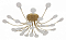 Потолочная люстра F-promo Skein 4197-28C