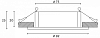 Встраиваемый светильник Hesby Lighting Breeze HSBL_0097 100_100_2039847