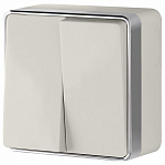 Выключатель двухклавишный Werkel Gallant (слоновая кость) W5020003 250_100_2129543