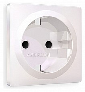 Накладка для розетки с заземлением и со шторками Ambrella Volt ALFA AP2070 500_191_2306573