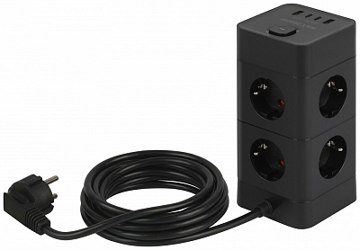 Сетевой фильтр Эра  TWR-8es-1,5m-4USB-B 400_400_2873572