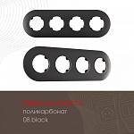 Рамка на 4 поста Arte Milano am-502.08 502.08-4.black 250_100_2168228