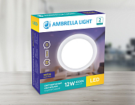 Встраиваемый светильник Ambrella Light DLR 300124 250_100_2001457