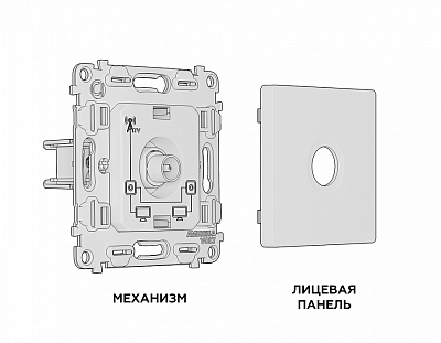 ТВ-розетка проходная без рамки Ambrella Volt ALFA MA913030 400_400_2187220