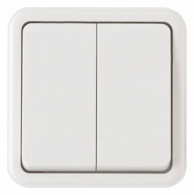Выключатель проходной двухклавишный Arte Milano 310 310.32-2.white 400_400_2168048