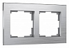 Рамка на 2 поста Werkel Aluminium (алюминий) W0021706 100_100_2296614