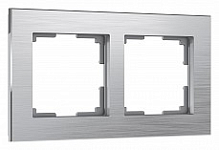 Рамка на 2 поста Werkel Aluminium (алюминий) W0021706 250_100_Array