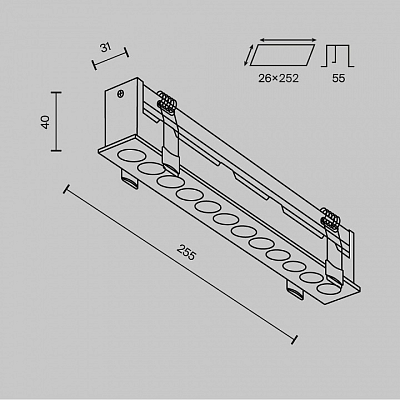 Встраиваемый светильник Maytoni Technical Points DL065-20W3-6K-B 400_400_2862925