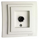 ТВ-розетка проходная без рамки Mono Electric Despina / Larissa 500-000105-137 250_100_Array