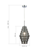 SL1001.103.01 Подвес ST-Luce Хром/Дымчатый E27 1*40W РЕКСИТ 100_100_2946595