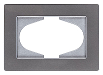 Рамка для двойной розетки Kollinger Eleganz Acryl EA120GY 250_100_Array