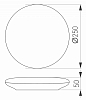 Накладной светильник Arlight Frisbee 030161 100_100_1891156
