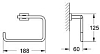 40510001 Essentials Cube Кольцо для полотенца, хром 100_100_2406458