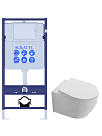 SET AQUATEK СИРИУС (рама AQUATEK Standard INS-0000012(без клавиши и крепежа) + унитаз AQ1582T-00 СИРИУС TORNADO с тонким сиденьем soft-close) 250_100_Array