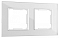 Рамка на 2 поста Arte Milano am-503.02 503.02-2.silver
