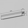 Трек накладной Maytoni Technical Busbar trunkings Levity TRX184-112B 100_100_2786025