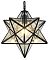 Подвесной светильник Imperiumloft Black Star Clear Glass 101314-26