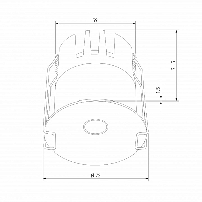 Встраиваемый светильник Elektrostandard Binnie 15275/LED 400_400_2472994