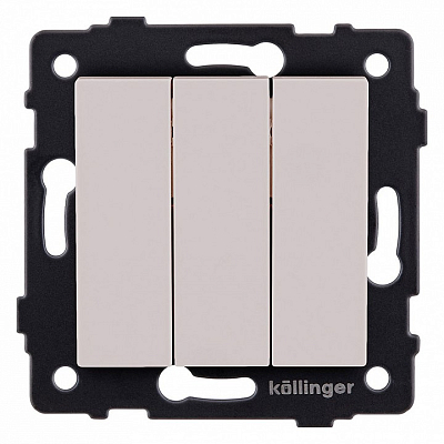 Выключатель трехклавишный без рамки Kollinger  REA-S-012CM 400_400_3124115