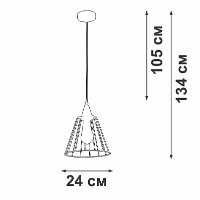 Подвесной светильник Vitaluce V2848 V2848-0/1S 400_400_1818879