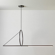 Подвесной светильник Imperiumloft Suspension Cercle Et Trait – Graphite Satine 40.1282-0 IMPR_202723-23 500_191_2458861