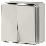 Выключатель двухклавишный Werkel Gallant (слоновая кость) W5020003 250_100_Array