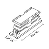 Соединитель линейный для треков Italline WSO WSO 34B black 100_100_2161773
