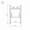 Профиль накладной Arlight SL-COMFORT 046934 100_100_1902390
