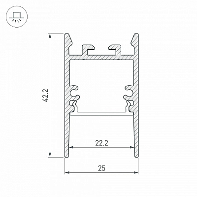 Профиль накладной Arlight SL-COMFORT 046934 400_400_1902390