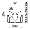 Подвесной светильник Maytoni MOD164PL-06BS 100_100_826262