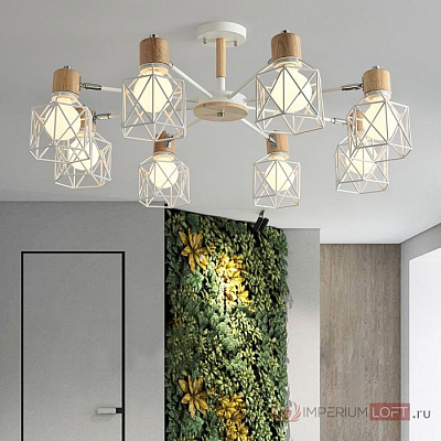 Люстра на штанге Imperiumloft Corf White CORF-B01 400_400_1974257