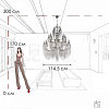 Подвесная люстра Loft it Wonderland 10405/24 100_100_1854899
