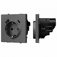 Розетка с заземлением и 2хUSB type A, без рамки Arlight SCT 054287 500_191_2223534