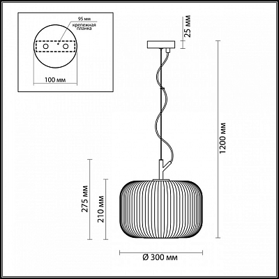 Подвесной светильник Odeon Light Roofi 4754/1 400_400_1724815