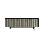 Комод две дверки и четыре ящика "Emerson" арт EM19/gray/L 250_100_Array