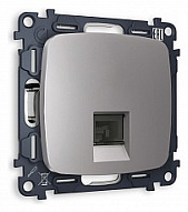 Розетка Ethernet RJ-45 и со шторками, без рамки Ambrella Volt OMEGA MO512010 500_191_2307315