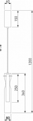 Подвесной светильник Eurosvet Swan 50253/1 LED графит 400_400_1813355