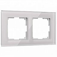 Рамка на 2 поста Werkel Favorit (дымчатый) W0021117 500_191_2296595