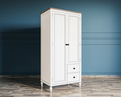 Шкаф двухстворчатый "Odri" с двумя ящиками арт od2127S 400_400_1934952