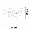 Люстра на штанге Vitaluce V3931 V3931-1/6PL 100_100_1820970