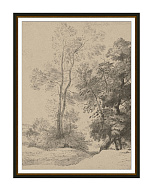 Постер в винтажном стиле  Pastoral Sketch 500_191_2846150