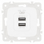 Розетка USB, без рамки Arte Milano am-205 205.46-1.white 250_100_Array