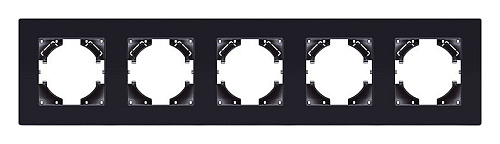 Рамка на 5 постов Kollinger Eleganz Acryl EA5BK 500_191_3118688