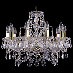 Подвесная люстра Bohemia Ivele Crystal 1411 1411/10/195/G/Leafs 250_100_Array