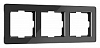 Рамка на 3 поста Werkel Acrylic (черный) W0032708 100_100_2296924