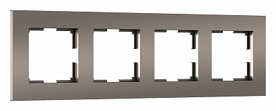 Рамка на 4 поста Werkel Slab (бронза софт) W0042963 400_400_2130757