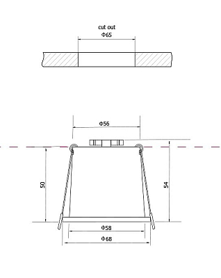 Встраиваемый светильник Maytoni Technical Reif DL049-01W 400_400_2792011