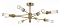 Люстра на штанге Ambrella Light HIGH LIGHT LH55162
