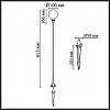 Наземный низкий светильник Odeon Light DANDE 7121/2GL 100_100_1732371